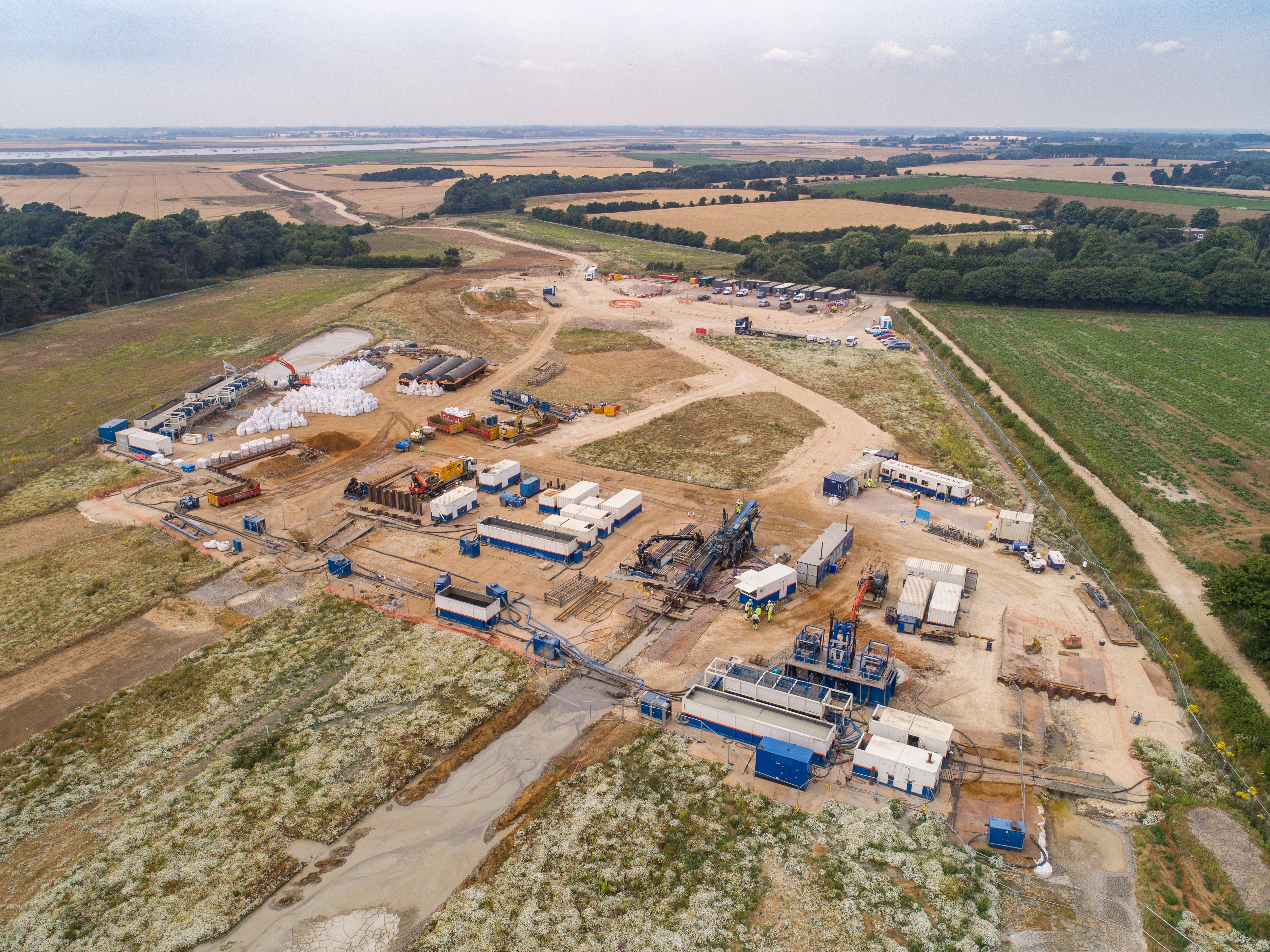 VolkerTrenchless Solutions on site at the East Anglia One project.